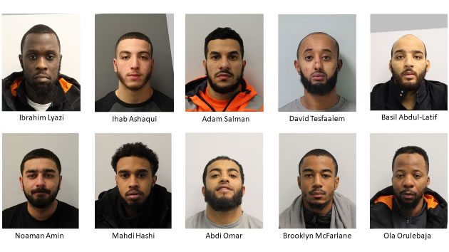 All the members of the organised crime group based in Earlsfield