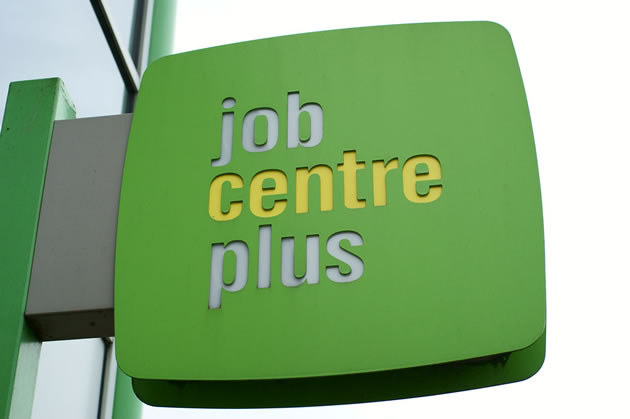 Temporary Job Centre Plus set up in the Putney Exchange Shopping Centre 