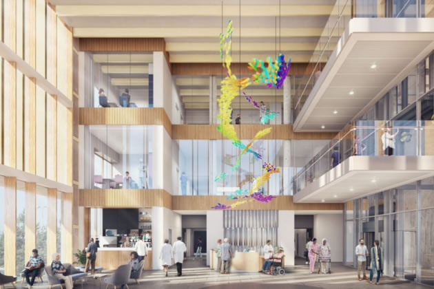 CGI of planned renal unit at St George's Hospital. Picture: BDP Architects/St George\'s University Hospitals NHS Foundation Trust