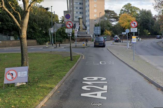 West Hill ward residents will be exemption from restriction at this junction. Picture: Google Streetview 