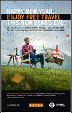 Let the KAYAK sheep pay for your journey home 