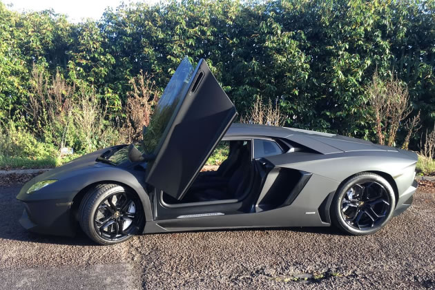 The Lamborghini Aventador costing £180,000 purchased by Allard