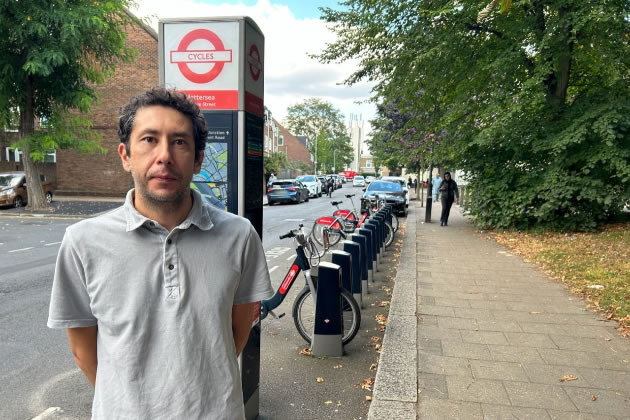 Oguz Atak, 42, in Battersea