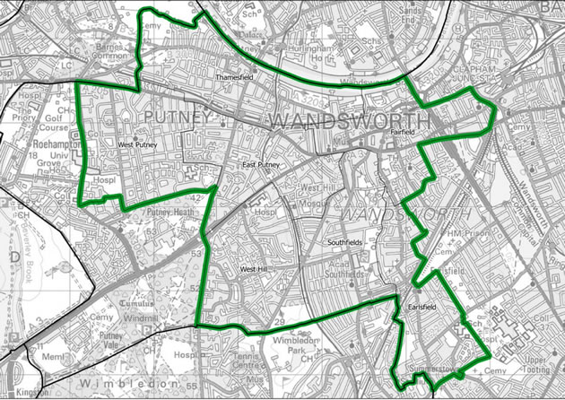 New Local Wandsworth Parliamentary Constituencies Announced 
